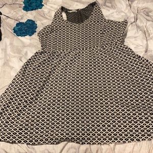 Black and white Maurices plus size dress